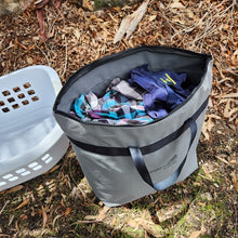 Load image into Gallery viewer, Canvas laundry dirty gear bag for camping.
