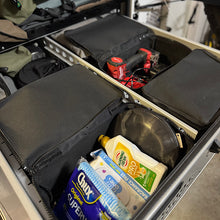 Load image into Gallery viewer, canvas storage bags to suit rear drawers in camper trailers