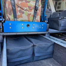 Load image into Gallery viewer, black canvas bags with grab handle for caravans