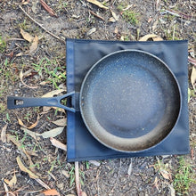 Load image into Gallery viewer, Cover for frypans and saucepans for camping.