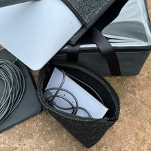 Load image into Gallery viewer, carpet bag with starlink modem inside
