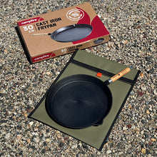 Load image into Gallery viewer, Campfire cast iron frypan bag. Australian made.