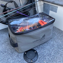 Load image into Gallery viewer, Australian made clear top camping bag.