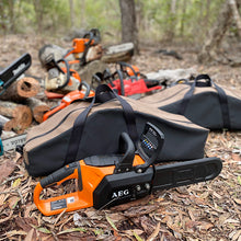 Load image into Gallery viewer, Storage travel bag for AEG electric chainsaw.