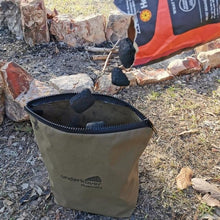 Load image into Gallery viewer, Australian made canvas bag for storing charcoal heat beads