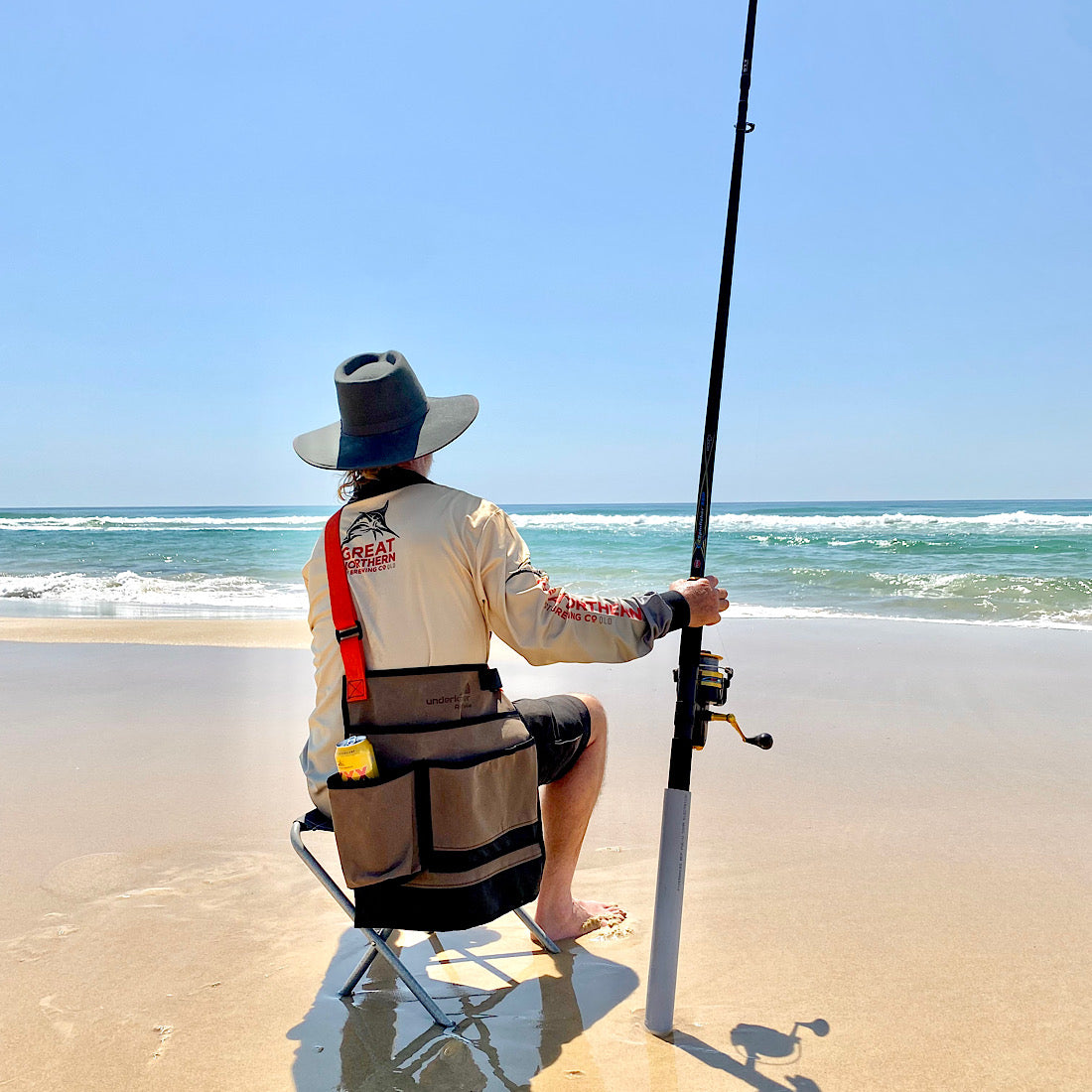 beach fishing tackle bag Canvas Beach Fishing Bag – Underkover Australia