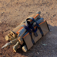 Load image into Gallery viewer, Firewood camping bag made in Australia.