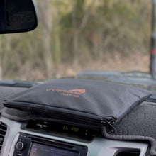 Load image into Gallery viewer, Padded canvas dash organiser bag.