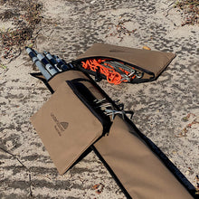 Load image into Gallery viewer, Canvas tent pole and peg bag.