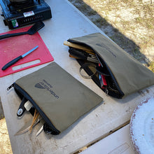 Load image into Gallery viewer, Cutlery canvas bags for camping and storage.