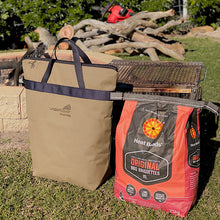 Load image into Gallery viewer, Australian Made by Underkover Australia - Canvas Charcoal / Pellet Bag (Large)