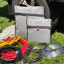 Load image into Gallery viewer, Canvas all purpose flap top bags, great for powercords and ropes