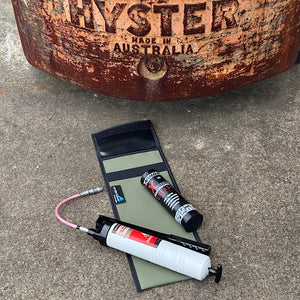 Heavy duty grease gun bag 