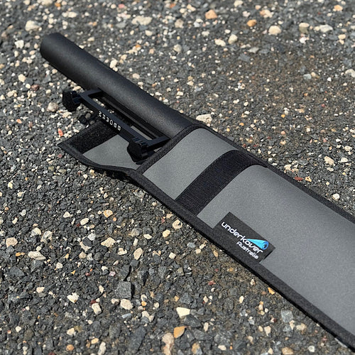 canvas sleeve with BBQARM telescopic pole inside 