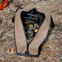 Load image into Gallery viewer, Stihl chainsaw inside a canvas protective carry bag
