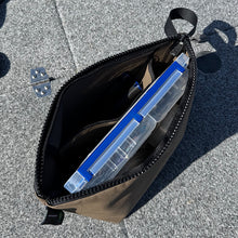 Load image into Gallery viewer, canvas fishing bag with internal pocket 