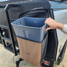 Load image into Gallery viewer, Canvas Canopy Rubbish Bin Bag - Sail Track Mounted