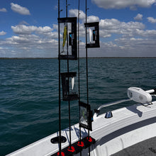 Load image into Gallery viewer, Fishing lure wraps on a boat with water and sky in the background
