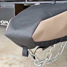 Load image into Gallery viewer, front nose section of canvas cover for do35 tow hitch 