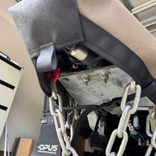 Load image into Gallery viewer, under strap in use on trailer hitch cover 
