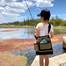 Load image into Gallery viewer, Kids Canvas Beach Fishing Bag