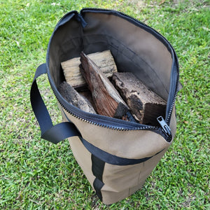 Canvas Firewood Carry Bag