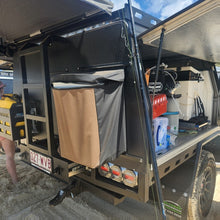 Load image into Gallery viewer, Canop interior with storage compartments and bin bag attached on back