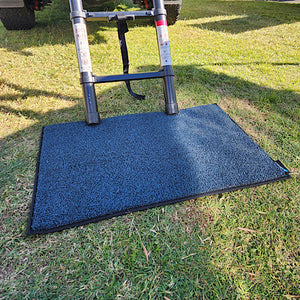 Camping caravanning grass mat for dirt and mud 