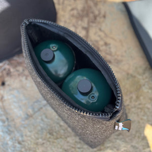 2 gas bottles in a soft transit bag 