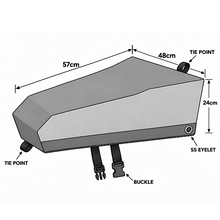 Load image into Gallery viewer, tech drawing of do35 tow hitch canvas cover 