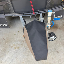 Load image into Gallery viewer, canvas cover on camper trailer tow hitch 