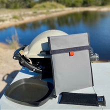 Load image into Gallery viewer, Portable grill and accessories on a vehicle with a scenic background