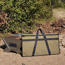 Load image into Gallery viewer, Khaki canvas storage bag for ARB fire pit.