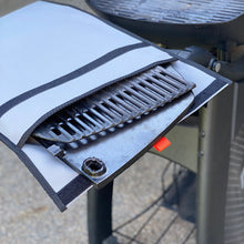 Load image into Gallery viewer, open canvas bag bbq plates inside