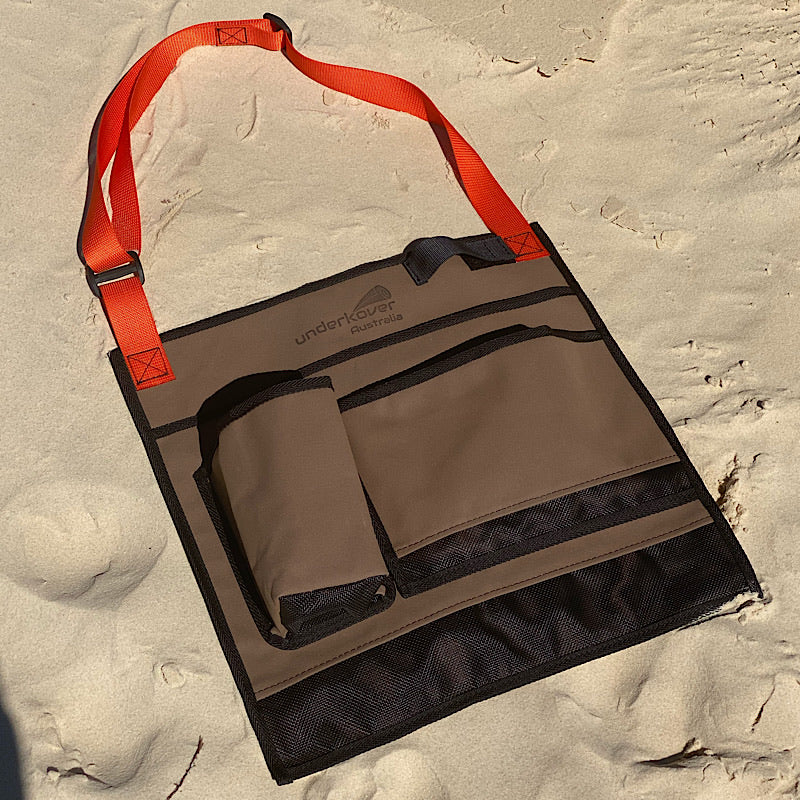 best tackle bag for wading Canvas Beach Fishing Bag – Underkover Australia