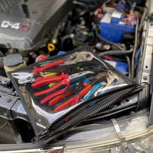 Load image into Gallery viewer, Tool pouch in car engine full of tools