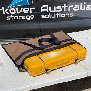 2 burner gas stove protective canvas bag.