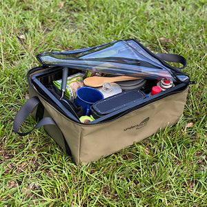 Australian Made by Underkover Australia - Canvas Clear Top Bag With Collapsible Crate