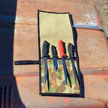 Load image into Gallery viewer, Australian Made Canvas 4 Slot Knife Roll by Underkover Australia