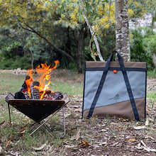 Load image into Gallery viewer, Australian Made and Owned by Underkover Australia Canvas Folding Fire Pit Bag