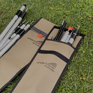 Australian Made by Underkover Australia - Canvas Tent Pole / Tent Peg Bags Combo