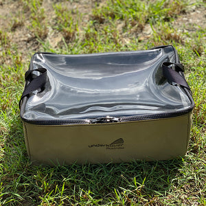 Australian Made by Underkover Australia - Canvas Clear Top Bag With Collapsible Crate