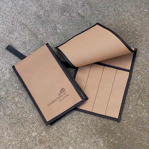 2 knife rolls 1 is open